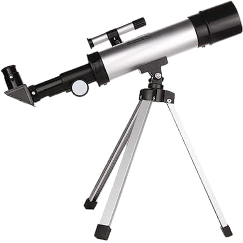 Telescópio Astronômico de Alta Ampliação com Tripé Ajustável - Ideal para Observação da Lua e Estrel