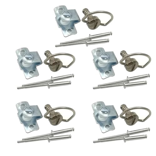 Boulon de fixation à clip pour carénage de moto Aprilia - Lot de 5 vis