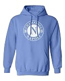 Champions 2023 Napoli Italia Naples Soccer Fans Unisex Hooded Sweatshirt (Carolina Blue, X-Large)