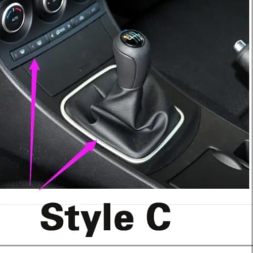 Panneau de commande central Mazda 3 2010-2015 adhésif carbone gris