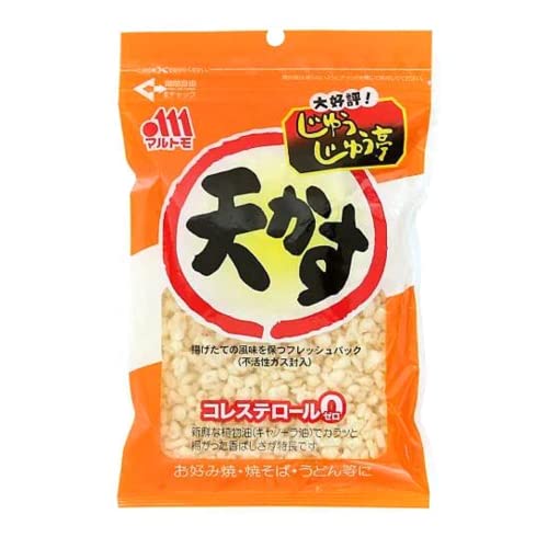 Marutomo Tempura Flakes Tenkasu, Tempura Crunchy Flakes, 2.8oz, Sushi Crunch Topping, For, Okonomiyaki, Takoyaki, Ramen, Yakiudon, Yakisoba