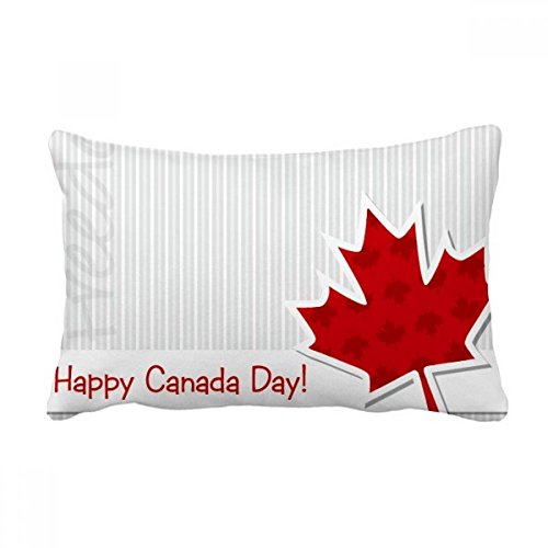 Coussin Canada Day cadeau idéal feuille d'érable oreiller déco multicolore