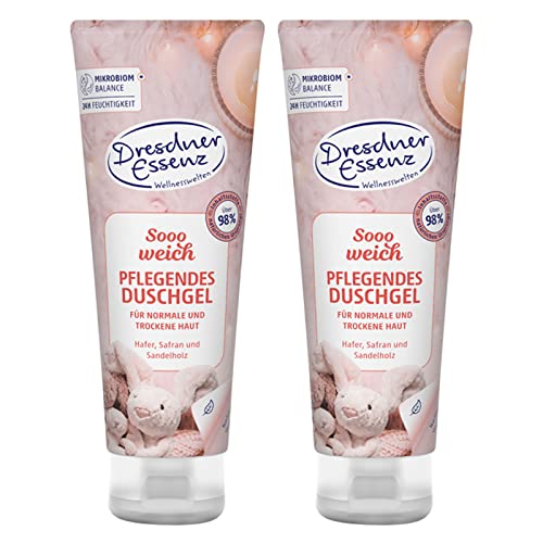 2er Pack Dresdner Essenz Duschgel'Sooo weich' 2 x 75 ml Duschbad vegan