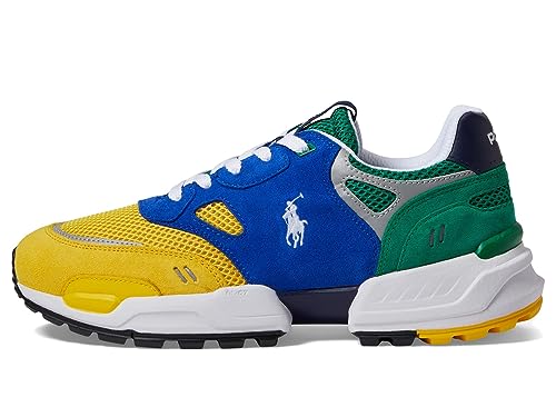 Image of POLO RALPH LAUREN Suede Leather Mesh-Polo Jgr Pp-Sneakers-Low Top Lace
