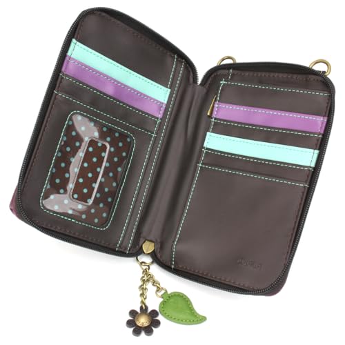 Image of CHALA Wallet Crossbody Cell Phone Purse - Women Faux Leather Multicolor Handbag with Adjustable Strap