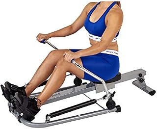 Body Xtreme Fitness Bundle Circular Motion 4000 Rowing Machine, Home Exercise Equipment, Back