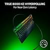 Teclado gamer Razer Huntsman V3 Pro TKL 8KHz para esports, negro | Switches ópticos analógicos Gen 2, polling de 8KHz, Razer Snap Tap, Rapid Trigger, actuación ajustable, controles multimedia 8