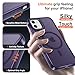 for iPhone 11 Case with 1 Screen Protector, Compatible with MagSafe, Magnetic Matte Slim Phone Cover, Translucent Frosted Back Shockproof Protection Bumper, Purple
