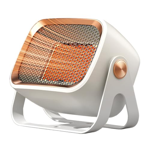 Calefactor Pequeño Para Interiores - 1200W Cerámico Con Protección Por Volcado Y Sobrecalentamiento | Calentador Pequeño Y Ventilador De Calefacción Personal - Para Interior Hogar Dormitorio Salón Mes