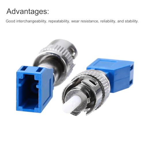 Acoplador ST a LC monomodo MECCANIXITY adaptador simplex para red de internet 3