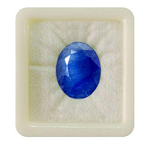 Saphir bleu naturel pierre de naissance de septembre pour cadeau Astro Vierge