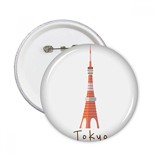 Badge bouton japonais Tokyo pour personnaliser vos vestes et sacs à dos au quotidien