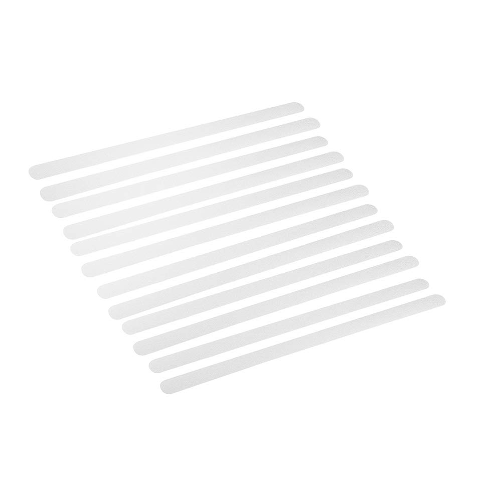 Nastro Antiscivolo Per Scale Trasparente - 15 Pezzi 10x60cm Per Interni Ed Esterni - Foto 8