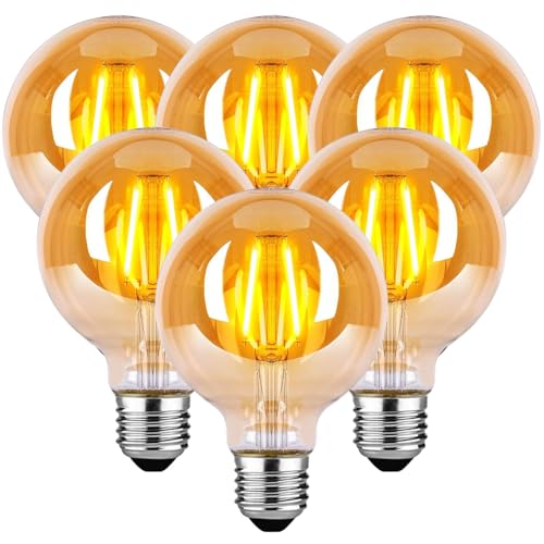 💡 Ampiamente applicazioni —— lampadina led e27 sono ideali sia per locali pubblici come bar o ristoranti, sia in casa per creare un ambiente romantico e un po' retrò.Le lampadina vintage sono perfette per l'uso con lampade a sospensione, applique, lampade da tavolo.