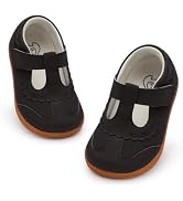 LeIsfIt Toddler Girl Shoes Mary Jane Dress Shoes for Girls Wide Breathable Ballet Flats for Party...
