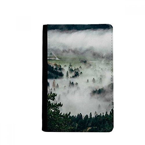 Clouds Forestry Science Nature Scenery Passport Holder Notecase Burse Wallet Cover Card Purse