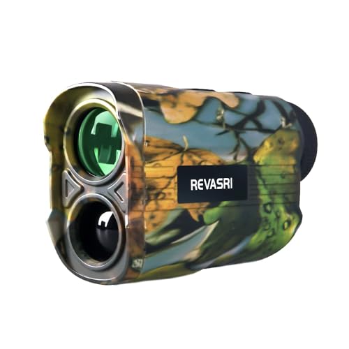 REVASRI Laser Rangefinder for Hunting, 2200/3300 Yards Range, Los/Vertical/Horizontal/Speed/Scan Measurement, Fast Measurement Hunting Rangefinder, Rechargeable (2200 Yards)