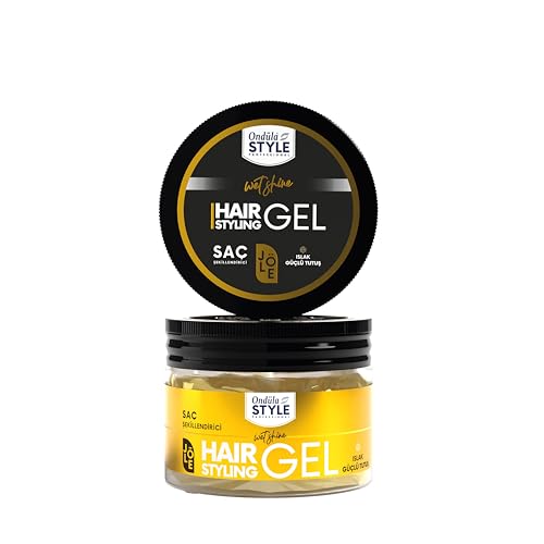 Islak ve Parlak Görünüm, Güçlü Tutuş, Erkek & Kadın için Saç Şekillendirici - Gold, Saç Jölesi 300 ml