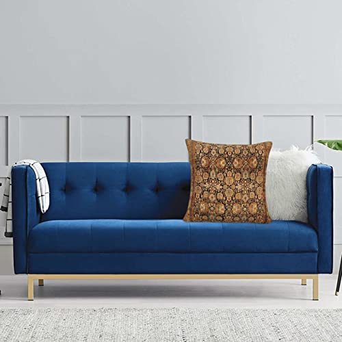 Suguru Antique Persian Malayer Rug Print 9 Throw Pillow Cover Soft Velvet Decorative Throw Pillowcases Cushion Cover For Home Decor Living Room Bed Couch Car 18X18 Inch (10452) #TOP4