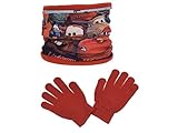 Disney Pixar Cars Schlauchschal und Handschuhe (rot)