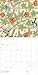 Wall Calendar 2026, William Morris: Arts & Crafts Designs, 12 Months, Large Grid Design Featuring 12 Artworks