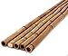 Produktbild Bambusrohr 200cm mit Durch. 4 bis 5cm karamellisiert im Karbid Ofen von Bambus-Discount - Bambus Rohr Bambus Latten farbige Bambusrohre Bamboo