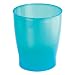 InterDesign Franklin Wastebasket Trash Can for Kitchen, Bathroom, Office - Turquoise