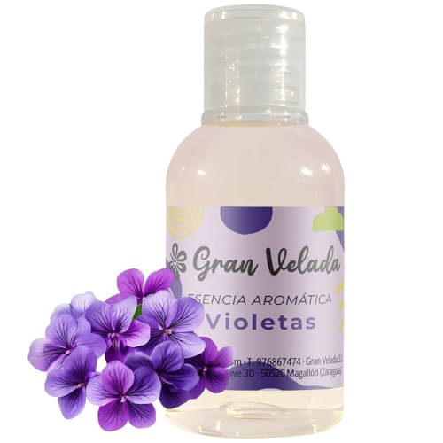 Esencia Aromática de Violetas Gran Velada | Floral y Dulce Aroma, Ideal para Cosméticos y Ambientadores Caseros | Certificado IFRA Incluido