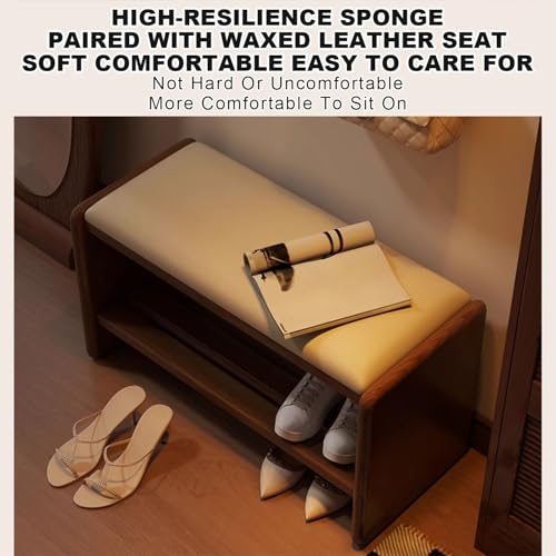 Banc à chaussures en bois pour stopper le désordre et s'asseoir confortablement dans l'entrée