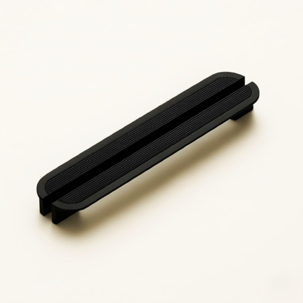 VEZEL 600mm Aluminium Wardrobe Handle, Silk Black, Pack 2 — Amazon image 19