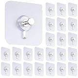 loghohu 24 Stück Klebenagel,Bilderhaken Selbstklebend Bilder Aufhängen Ohne Bohren,Klebehaken Bilder, Klebenägel Wand für Bilder Poster Fotos Dekorative GemäLde