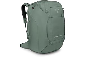 Osprey Sojourn 65L Men's Porter Travel Pack in Rainforest Green