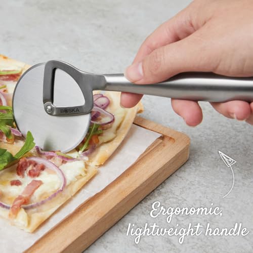 Miniatura 6 de Boska Cortador De Pizza - Copenhagen Cortapizzas - Corta Pizza Professional - Pizza Cutter De Acero Inoxidable Lavavajillas Seguras La Plata