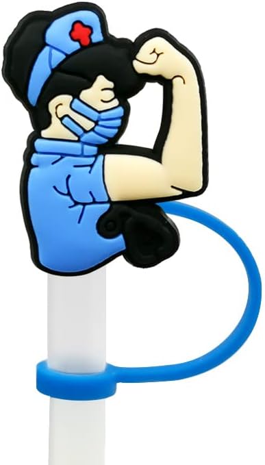 Miniatura 5 de MEDICAL - Bonita tapa de popote para taza Stanley de 0.236 in a 0.394 in, cubierta de popote de silicona compatible con vaso Stanley de 30 y 40