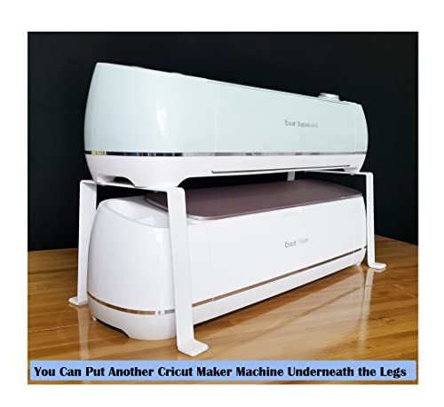 Legs Compatible with Cricut Maker Series and Explore Air Series, Space Expansion and Organizer for Cricut Machine (White) - Image 3