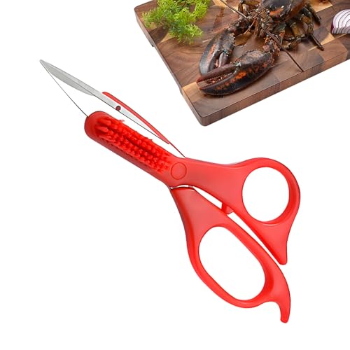 Tijeras Para Alimentos | Tijeras Para Cangrejos Y Mariscos Con Cortador De Cáscaras,Utensilio De Preparación De Alimentos Para Cocina Y Reuniones