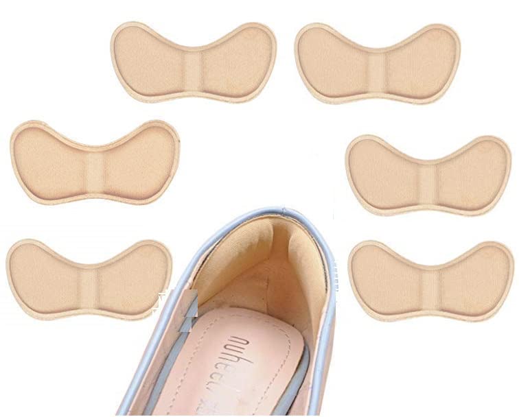 SNOFER Heel Grips Liner Cushions Inserts for Loose Shoes, Heel Pads Snugs for Shoe Too Big Men Women, Filler Improved Shoe Fit and Comfort, Prevent Heel Slip and Blister (3 Pair (6 PCS)) (B0C1CB5CLL) Amazon Price History, Amazon Price Tracker