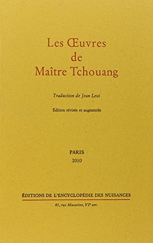 Télécharger Les Oeuvres de Maître Tchouang Livre eBook France