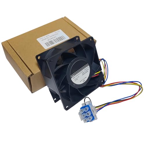 2025 Upgraded WR60X26866 Evaporator Fan Motor Compatible with GE Refrigrator Parts Replace V80E14MS2A3-57A611 WR60X26030 WR60X26033 WR60X10341 WR60X10356 WR60X10357 etc.