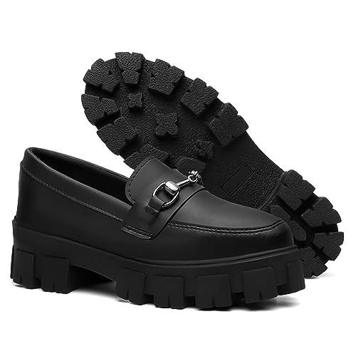 Kit Mocassim Oxford Feminino Tratorado Com Mochila Blogueira (BR, Adulto, Numérico, 36)