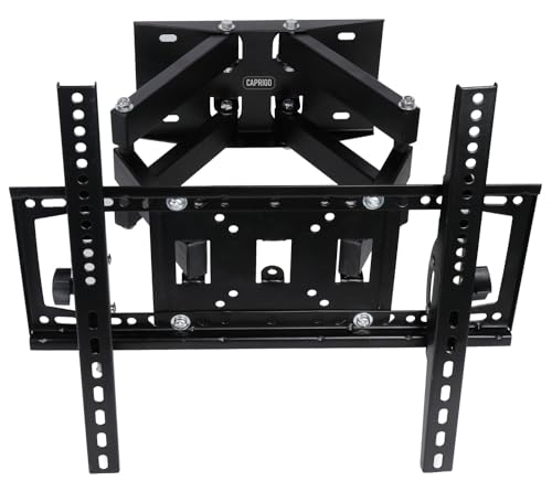 Image of Caprigo Dual-Arm TV Wall Mount for 32 to 55 Inch TV's | Full Motion Adjustments - Extension, Tilt & Swivel Rotation | Universal Heavy-Duty Articulating TV Wall Mounting Bracket (M464)