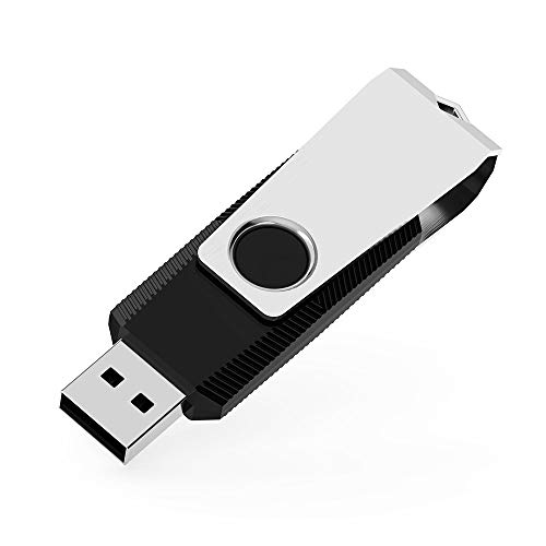Aiibe 8541577628 64 Gb Flash Drive, Aiibe Usb Flash Drive Thumb Drive 64Gb Memory Stick Zip Drive Swivel Design Pen Drive Fold Storage Jump Drive 64 G Usb 2.0 Black thumb #4