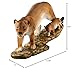 Pacific Giftware Realistic Lioness with Little Cub Perching on Tree Branch Wildlife Resin Figurine Statue