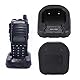 Desktop Charger Ladegerät für Baofeng UV-5R Serie Walkie Talkie, UV82 Li-Ion Akku Ladestation für UV-82 UV-8D UV-82HX UV-82HK UV-82plus Tragbare Two Way Radios(110-240V)