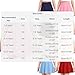 Girls High Waisted A-Line Mini Skirt - Preppy Style Summer Uniform School Cute Tennis Skirts for 4-15 Years