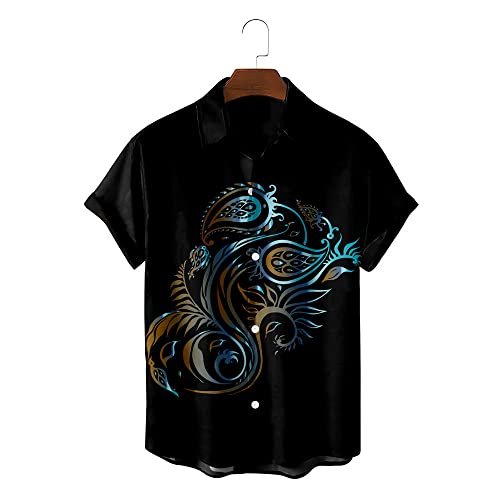 Chemise hawaïenne d'été pour hommes pour des vacances à la plage