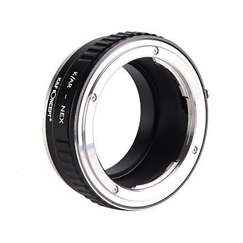 Adaptador de montura para lente K&F Concept compatible con lentes Konica AR a cámaras Sony NEX E-Mount (modelo KF06.112) miniatura 2