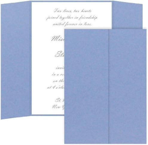 Gatefold Invitation Enclosure - 5 x 7, Metallic Jupiter, 25 pack