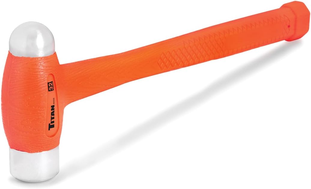 Titan 63332 32oz Hi-Viz Ball Peen Hammer