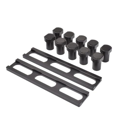 Carpintería Engalletadora para Madera, Juego 10 Pcs, 20mm - Herramienta Guía para Taladro, Precisión y Durabilidad en Proyectos de Carpintería